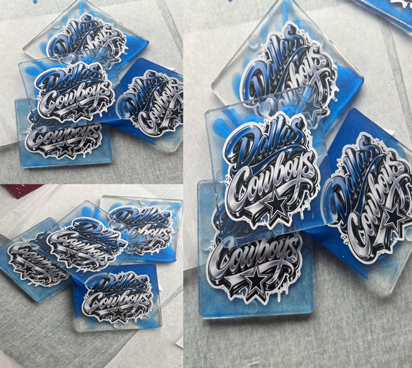 Custom Resin Coaster Set alternate 15