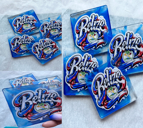 Custom Resin Coaster Set alternate 17