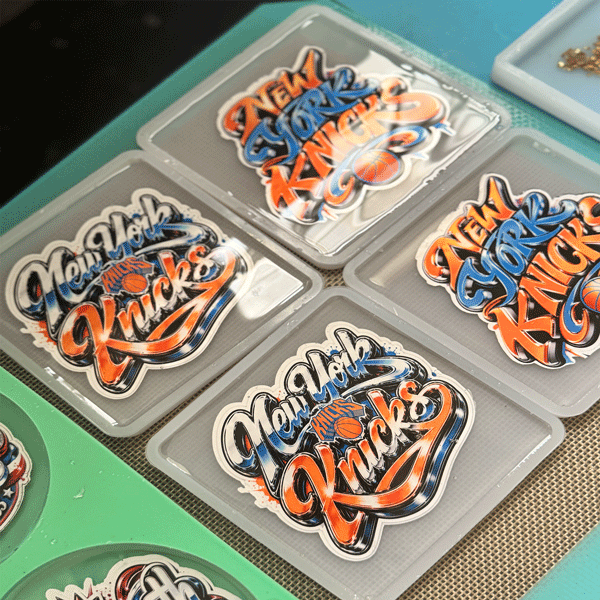 Custom Resin Coaster Set alternate 4