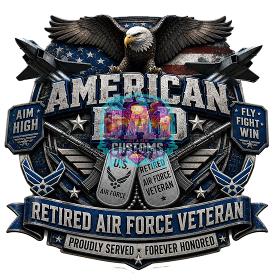 Retired Military Veteran Coaster Set alternate 5