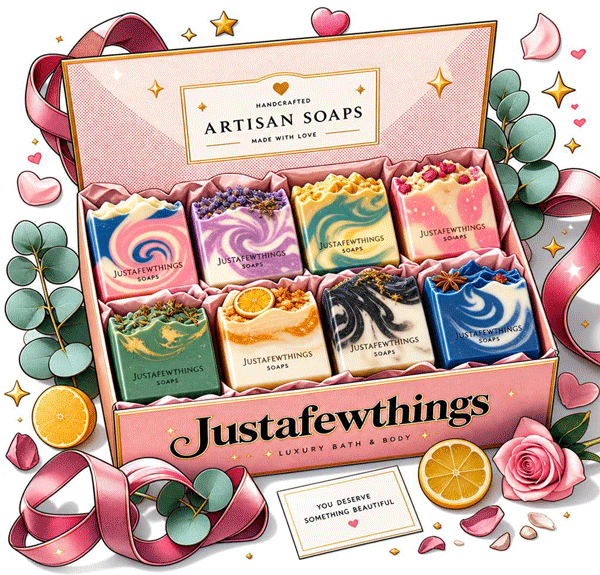 Handcrafted soap gift box